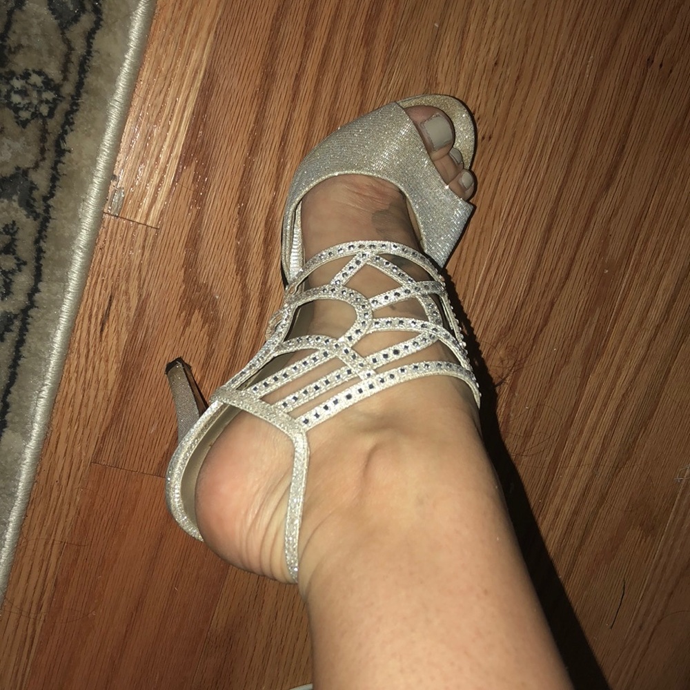 Gold Formal Heels